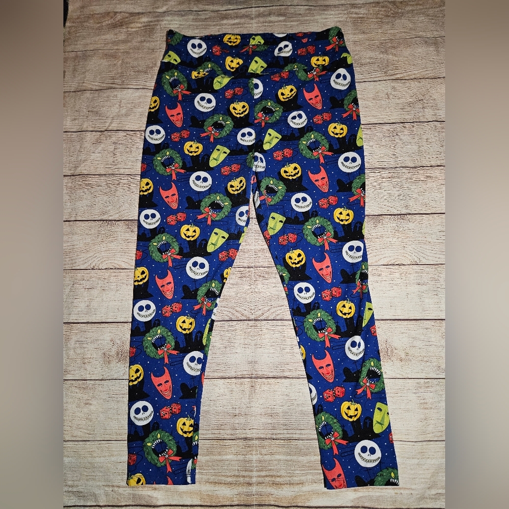 Ambrie Nightmare Before Christmas Plus Size Leggings
